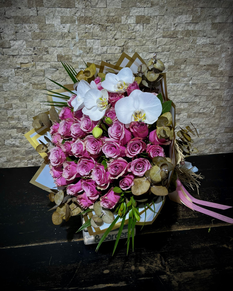 41'li Pembe Gül Buketi 